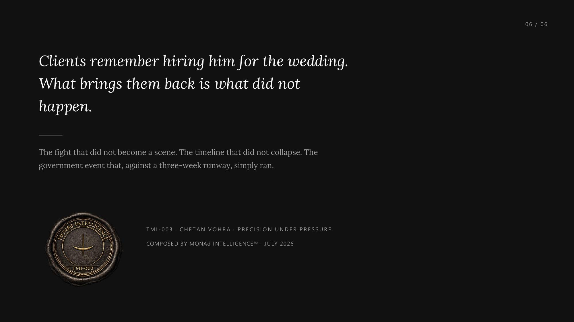 TMI-003 · Chetan Vohra — page 6